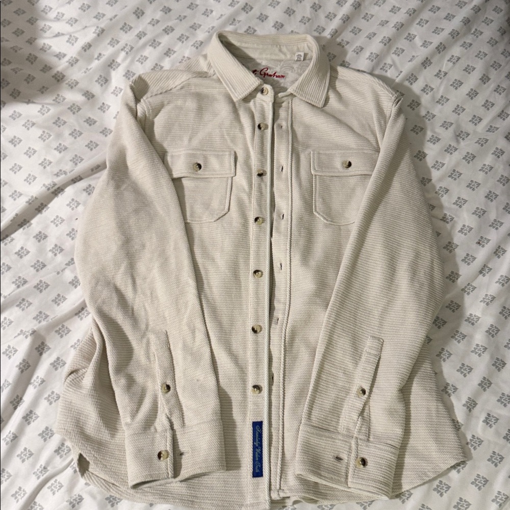 Robert Graham Cream Button Down